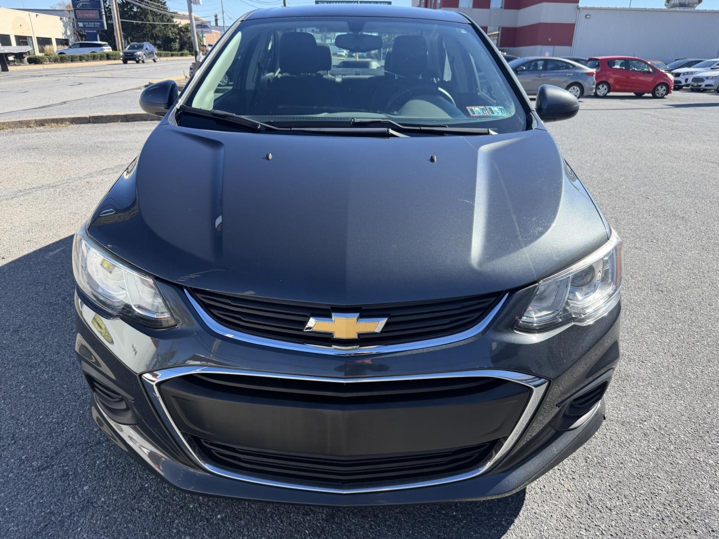 2017 GRAY Chevrolet Sonic LT Manual Sedan (1G1JD5SG6H4) with an 1.8L L4 DOHC 24V engine, 5M transmission, located at 1254 Manheim Pike, Lancaster, PA, 17601, (717) 393-9133, 40.062870, -76.323273- Photo#5