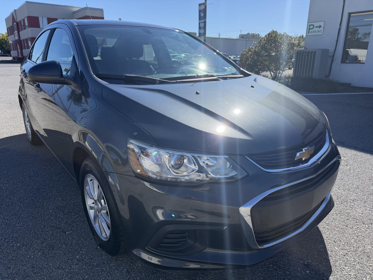2017 GRAY Chevrolet Sonic LT Manual Sedan (1G1JD5SG6H4) with an 1.8L L4 DOHC 24V engine, 5M transmission, located at 1254 Manheim Pike, Lancaster, PA, 17601, (717) 393-9133, 40.062870, -76.323273- Photo#6