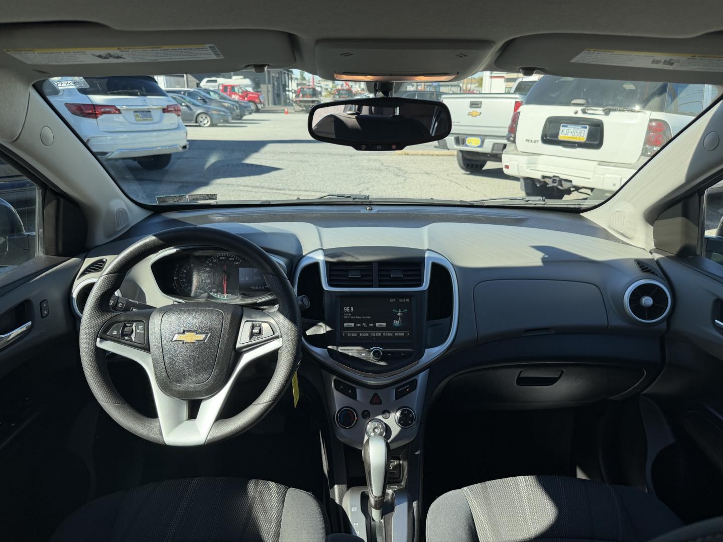 2017 GRAY Chevrolet Sonic LT Manual Sedan (1G1JD5SG6H4) with an 1.8L L4 DOHC 24V engine, 5M transmission, located at 1254 Manheim Pike, Lancaster, PA, 17601, (717) 393-9133, 40.062870, -76.323273- Photo#8