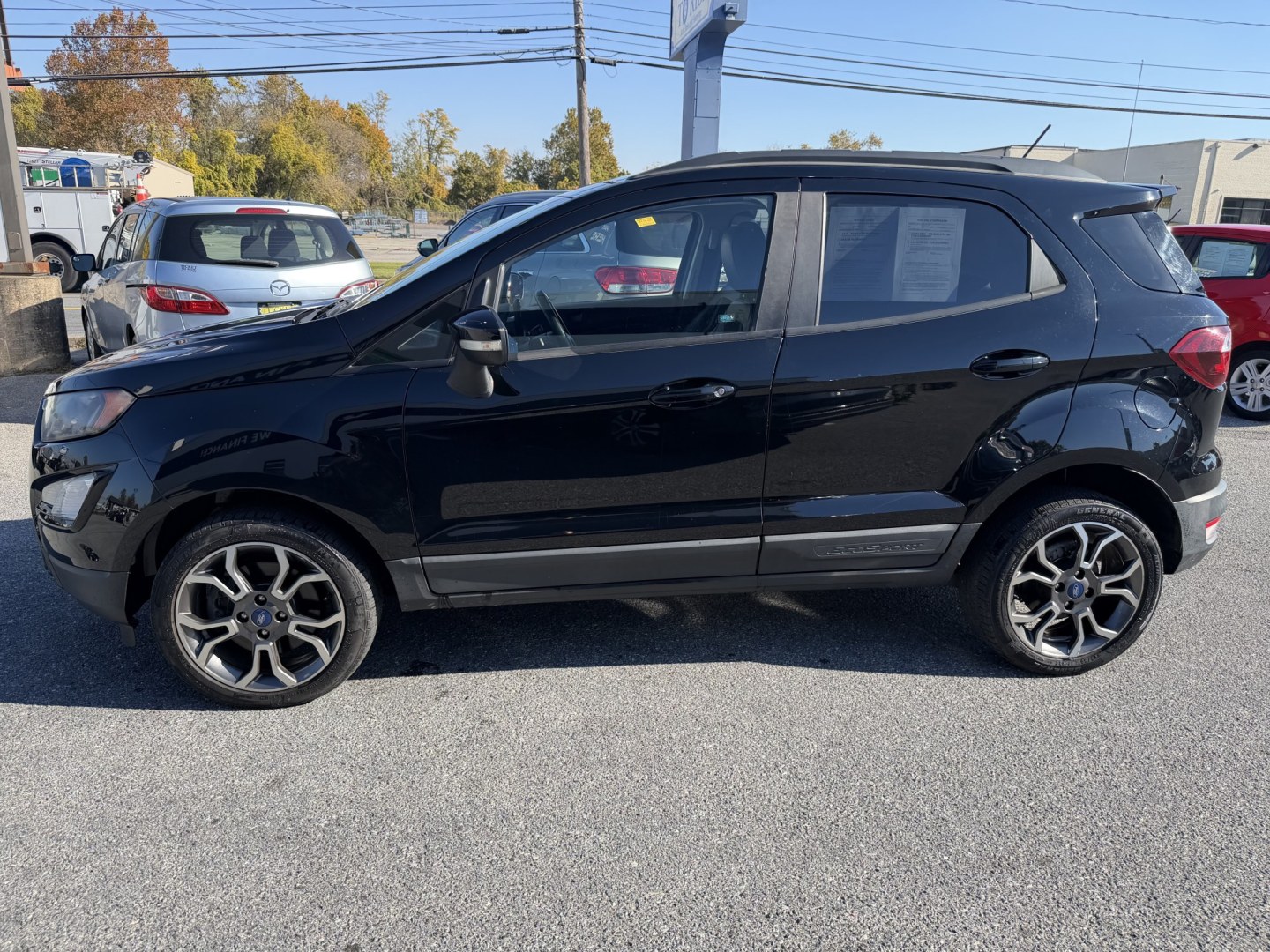 2019 BLACK Ford EcoSport SES AWD (MAJ6S3JL4KC) with an 2.0L L4 DOHC 16V engine, 6A transmission, located at 1254 Manheim Pike, Lancaster, PA, 17601, (717) 393-9133, 40.062870, -76.323273- Photo#2